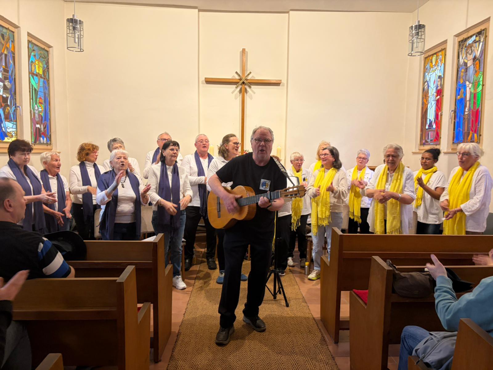 Am 16.4.2026 hatte der Eine-Welt-Chor in der Schifferkirche von Wieglitz einen Auftritt.